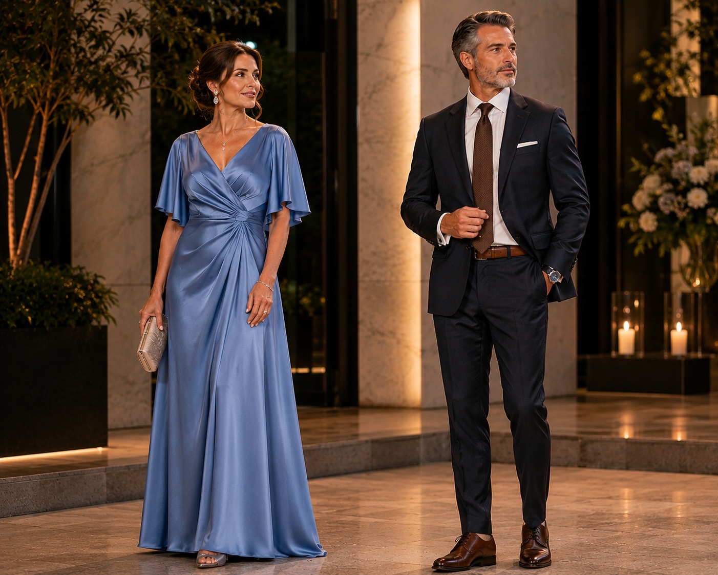 Referencia dress code formal — pareja 3